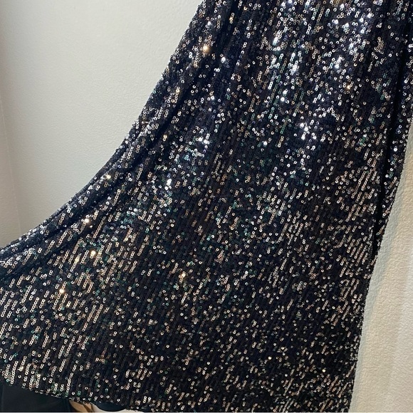 Art Class Little Black Sequins Dress Size L 10/12 - Picture 6 of 9